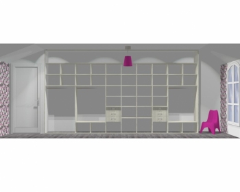 Wnętrze szafy szerokość 450 - 500 cm  4550w13x5